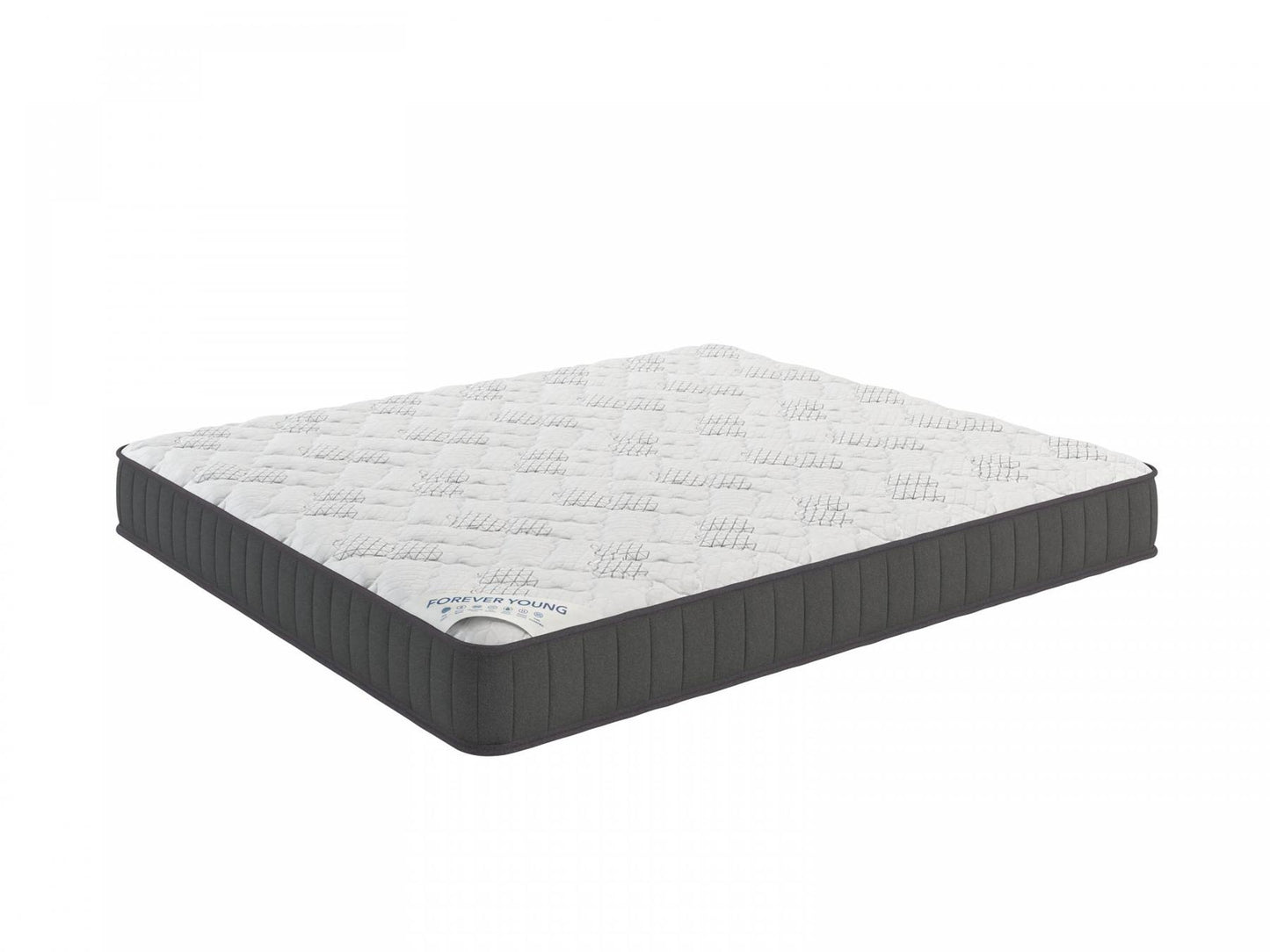 Full , 9 inch , Firm , Hybrid Mattress with Pocket Coil core from Dulce Luxe by Ottomanson in white background.