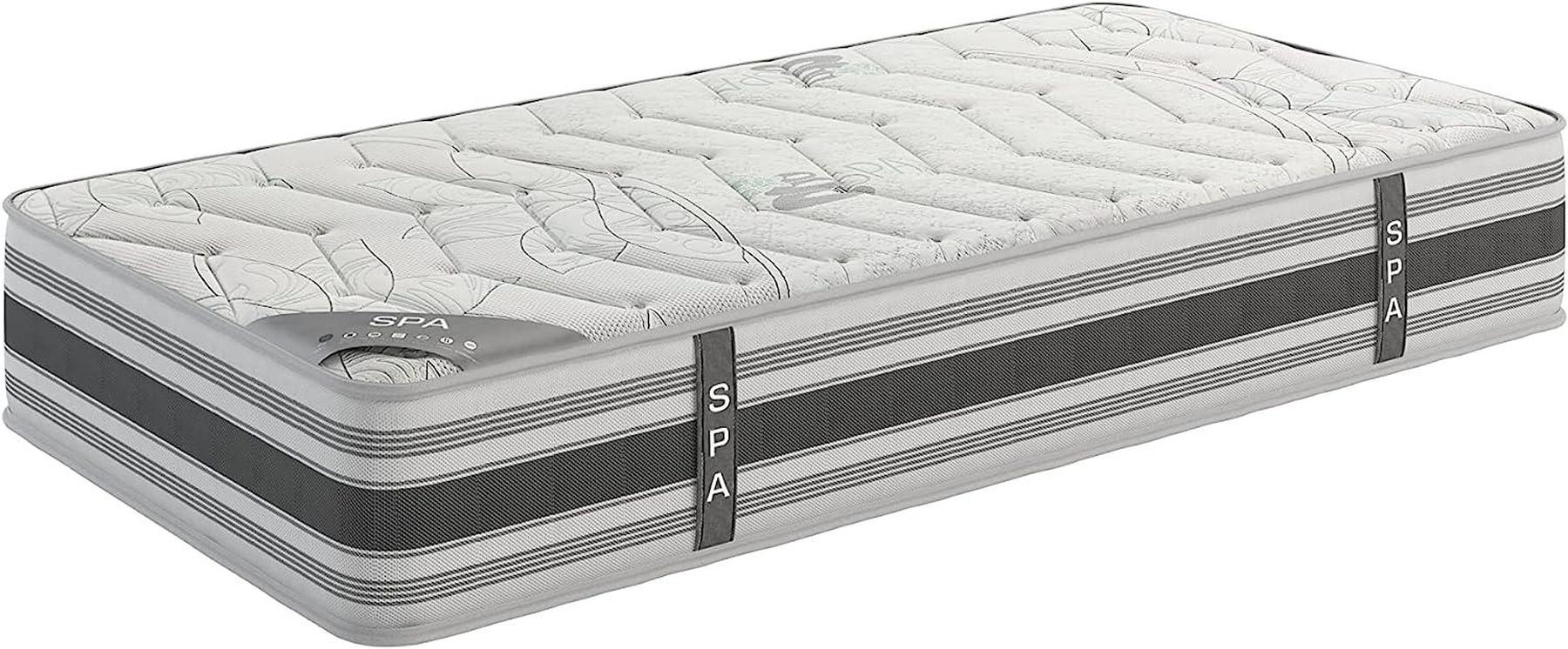 Twin , 12 inch , Firm , Hybrid Mattress with Pocket Coil core from Dulce Deluxe by Ottomanson in white background.